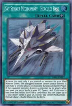 Sky Striker Mecharmory - Hercules Base - DASA-EN037 - Super Rare - 1st Edition - - Image 1