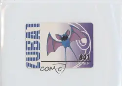 Zubat Bandai Jumbo Carddass Pokemon Animation Version #041 1997 - Image 1