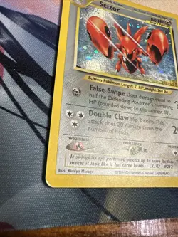 2001 WOTC POKEMON NEO DISCOVERY UNLIMITED SCIZOR 10/75 HOLO RARE - Image 5