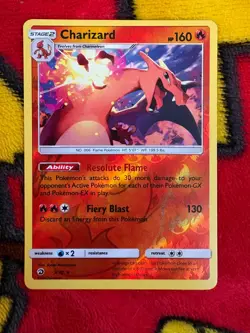 Charizard 3/70 Reverse Holo - SM Dragon Majesty 2018 Pokemon TCG - Image 1