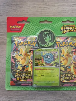 POKEMON TCG MEGA EVOLUTION ASCENDED HEROES ERIKA'S TANGELA 2 Pack Blister - Image 2