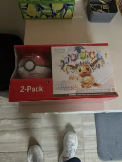 Pokemon Scarlet & Violet Prismatic Evolutions Elite Trainer Box & Poke Ball 2-P… - Image 1