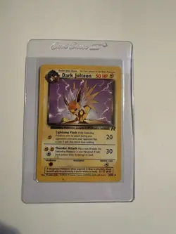 Pokemon Dark Jolteon 36/82 Team Rocket Uncommon Regular 50 HP English 2000 WOTC - Image 1
