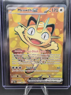 Meowth Ex Full Art 107/088 - Pokemon TCG Perfect Order - Image 1