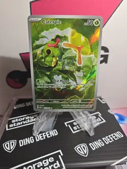 Caterpie IR 172/165 NM SV: Scarlet & Violet 151 Illustration Rare Pokemon TCG - Image 1