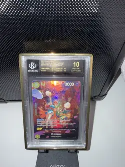 One Piece O-Nami Foil SP Beckett Black Label 10 OP06-101 500 Years Future - Image 1