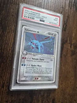 Pokemon Salamence EX 96/108 Holo Rare Card EX Power Keepers 2007 PSA 9 Swirl! 🌀 - Image 2