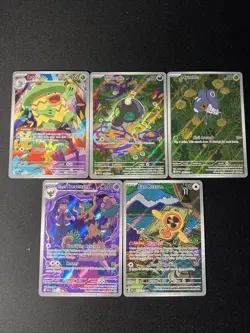 Pokemon TCG Mega Evolution Era Illustration Rare Holo Mixed Card Lot - Image 1