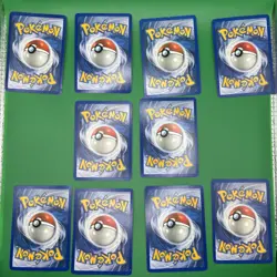 Vintage Pokemon Card Lot 10 Cards - Image 2