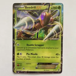 Pokemon Beedrill EX XY Black Star Promos Holo Card XY157 NM - Image 1