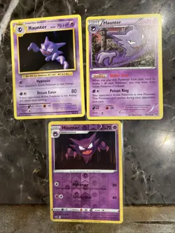 3 Pokemon Haunter Cards Breakthrough, Evolutions And Holo Sword And Shield - Image 1