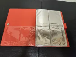 Vintage Red Pikachu Pokemon Card Holder Sleeve Book - Image 4