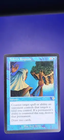 Teferi's Response card Invasion #78 Rare Magic the Gathering LP - Image 1