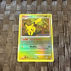 Pokemon TCG Mysterious Treasures Pikachu Reverse Holo Card 2007 #94/123 - Image 1