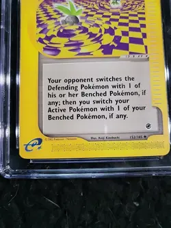 CGC 9 MINT Warp Point 2002 Expedition 152/165 Reverse Holo Pokemon Card - Image 2