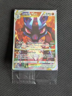 Lucario VSTAR SWSH291 SWSH: Sword & Shield Promo Cards Holo SEALED - Image 1
