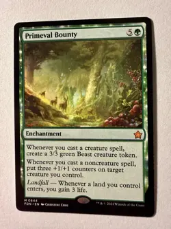 Primeval Bounty FDN 644 Normal English NM - MTG - Image 1