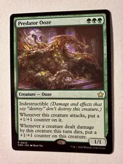 Predator Ooze FDN 642 - Normal - NM - Magic the Gathering - Image 1