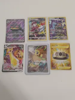 Pokemon Joltik Illustration Rare/Gold Secret Rare/Full Art Holo Cards - Image 1