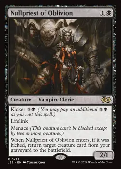 MTG Nullpriest of Oblivion ** Foundations Jumpstart ** English (NM) - Image 1