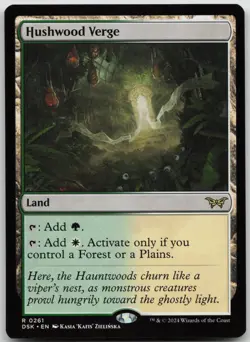 Hushwood Verge Duskmourn: House of Horror 261 NM R - Image 1