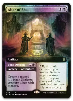 Altar of Bhaal (Extended Art) #569 (Foil) (NM) Baldur's Gate CLB Magic MTG - Image 1