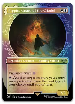 Pippin, Guard of the Citadel (Showcase) #326 (Foil) NM Lord of the Rings - Image 1