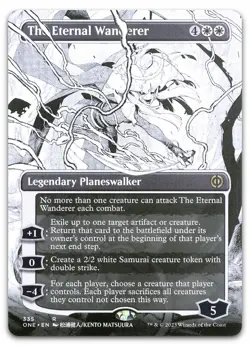 The Eternal Wanderer (Borderless) #335 NM Phyrexia All Will Be One ONE Magic MTG - Image 1