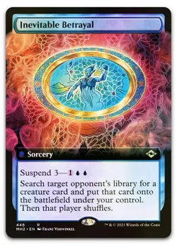 Inevitable Betrayal (Extended Art) #446 (Foil) NM Modern Horizons 2 Magic MTG - Image 1