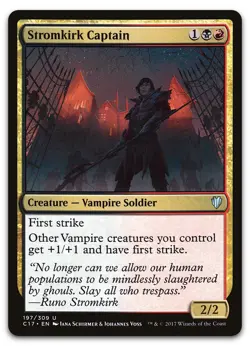 Stromkirk Captain #197 (NM) Commander 2017 C17 Magic MTG - Image 1