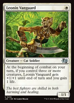 MTG Leonin Vanguard ** Foundations Jumpstart ** English (NM) - Image 1