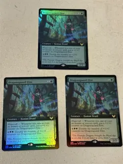 3 x mtg borderless Transdimensional Bovine, 1 is foil, TMNT, unplayed - Image 1