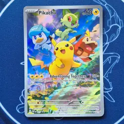 Pikachu SVP 027 [Black Star Promo - Paldea Evolved] NM Pokemon TCG - Image 1