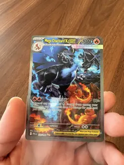 Pokemon Mega Charizard X ex 125/094 Me02: Phantasmal Flames Holo 🤩 - Image 1