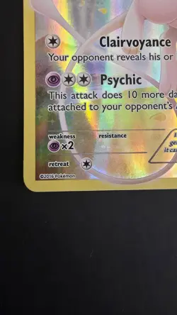 Pokemon TCG Mew XY110 Black Star Promo 20th Anniversary Mythical Collection - Image 5