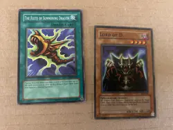 YuGiOh - The Flute of Summoning Dragon/Lord of D. pair bundle / LP / Super Rare - Image 3