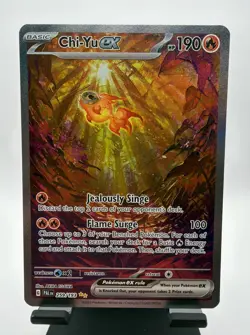 Pokemon Card Chi-Yu EX 259/193 Paldea Evolved SIR NM - Image 1