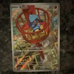 Pokemon Riolu 010 Me: Mega Evolution Promo Full Art Holo Basic 80 HP - Image 1