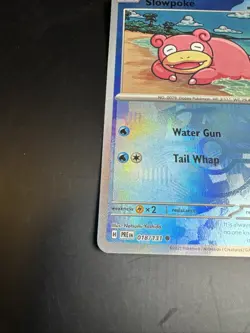 Pokemon TCG Prismatic Evolutions Slowpoke 018/131 Master Ball - Image 3