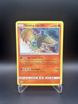 Shining Ho-Oh SM70 Black Star Promo 2017 Shiny Pokemon Card Rare-c. - Image 1