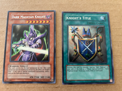 YuGiOh - Dark Magician Knight/Knight's Title pair bundle / NM / Secret Rare - Image 1
