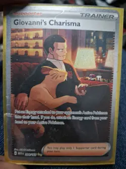 Pokemon Giovanni's Charisma Trainer 204/165 Sv: Scarlet & Violet 151 - Image 1