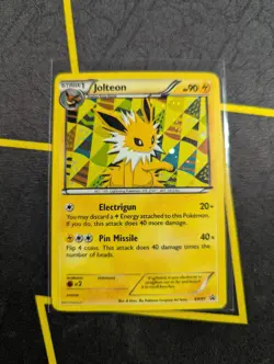 Jolteon BW91 Black & White Holo Promo - 2013 - Heavily Played - Pokemon - Image 1