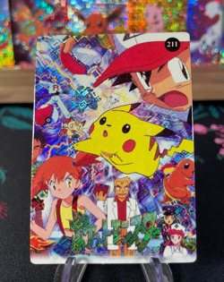 Pikachu Mew Misty #211 Pokemon Vintage Prism Vending Sticker NM US SELLER - Image 1