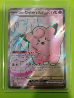 Lillie's Clefairy ex 173/159 Ultra Rare Journey Together Pokemon Near Mint - Image 1