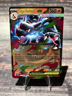 Mega Charizard X EX 013/094 ME02: Phantasmal Flames Pokemon TCG - Image 1