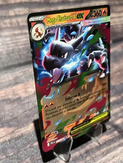 Mega Charizard X EX 013/094 ME02: Phantasmal Flames Pokemon TCG - Image 2