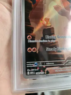 PSA 9 Charmander 168/165 IR Illustration Rare English Pokemon 151 CLEAN NEW SLAB - Image 3