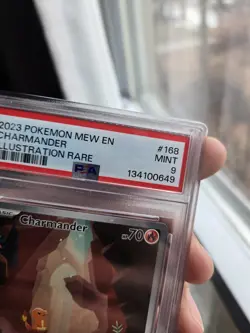 PSA 9 Charmander 168/165 IR Illustration Rare English Pokemon 151 CLEAN NEW SLAB - Image 4