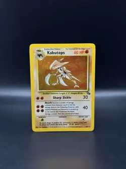 Kabutops 9/62 Fossil Holo WoTc Pokemon TCG - Image 1